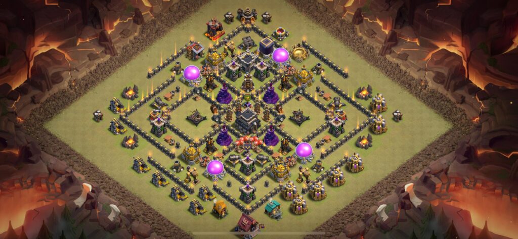 TH9 War Base - Top Town Hall 9 War Base with Link (#32) - Clash of Clans 2025​ TH9 Base