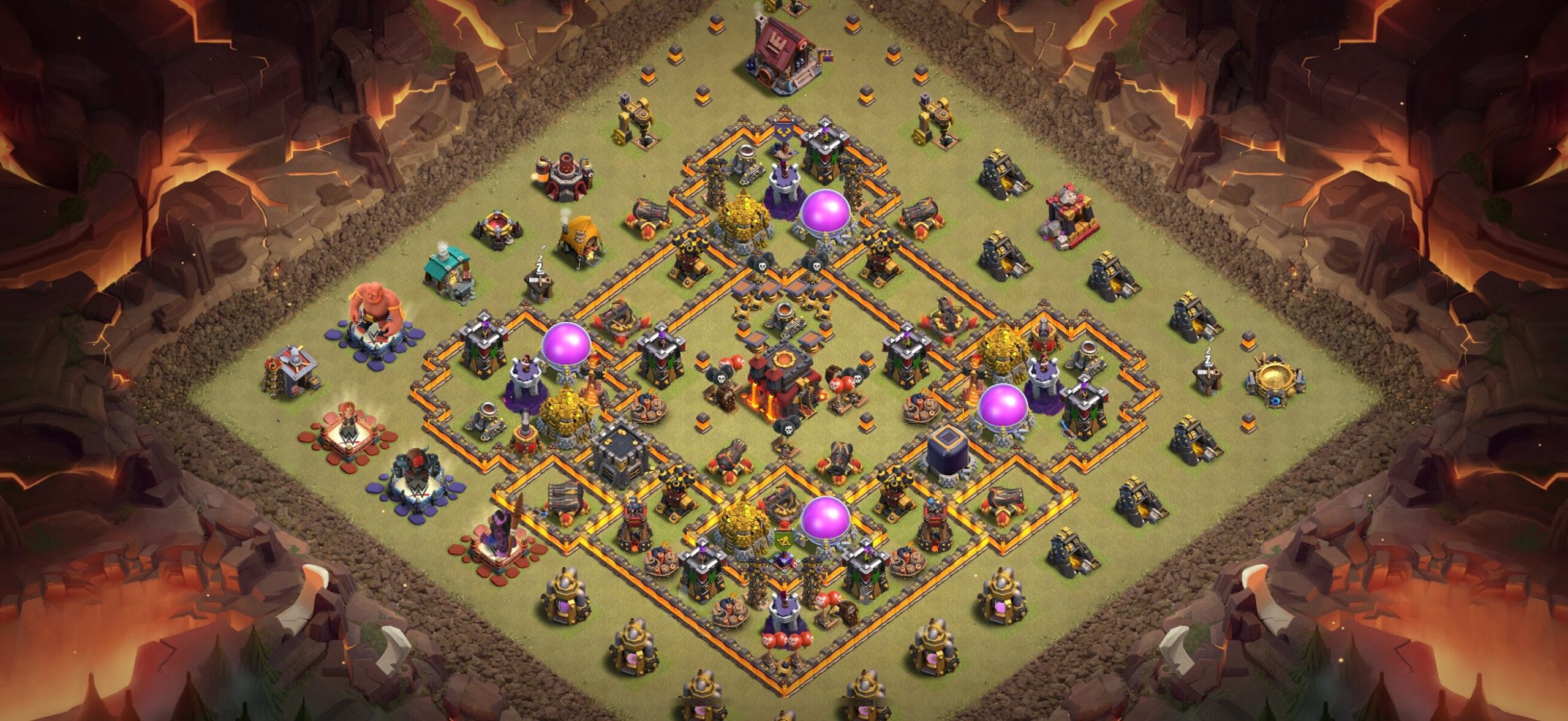 TH10 War Base - Top Town Hall 10 War Base with Link (#31) - Clash of Clans 2025​ TH10 Base