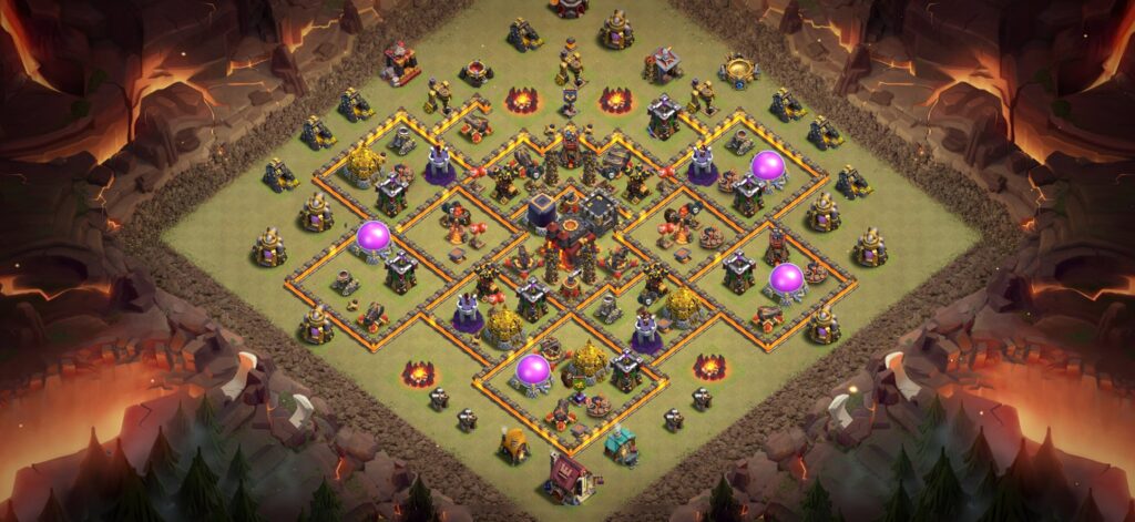 TH10 War Base - Top Town Hall 10 War Base with Link (#32) - Clash of Clans 2025​ TH10 Base