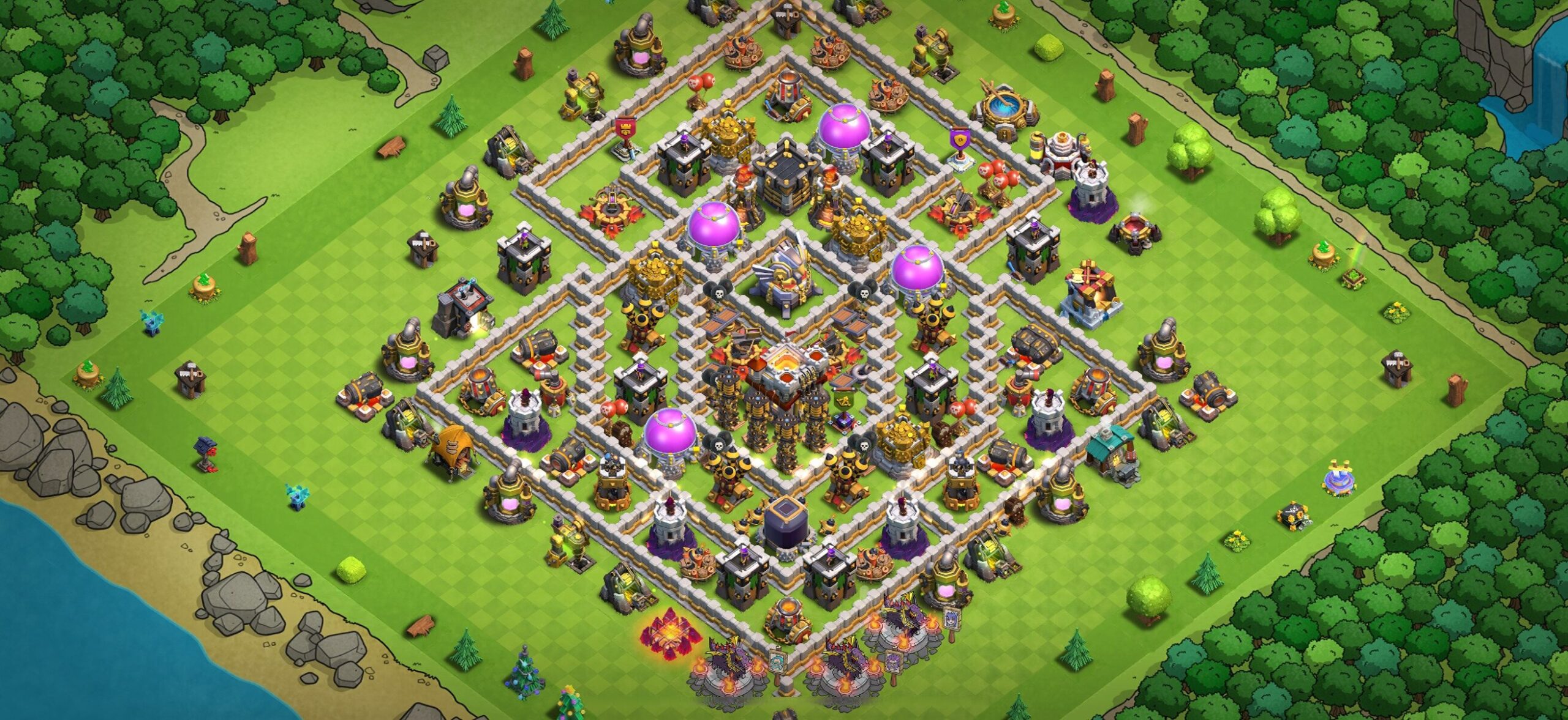 TH11 Defense Base - Top Town Hall 11 Defense Base with Link (#27) - Clash of Clans 2025​ TH11 Base