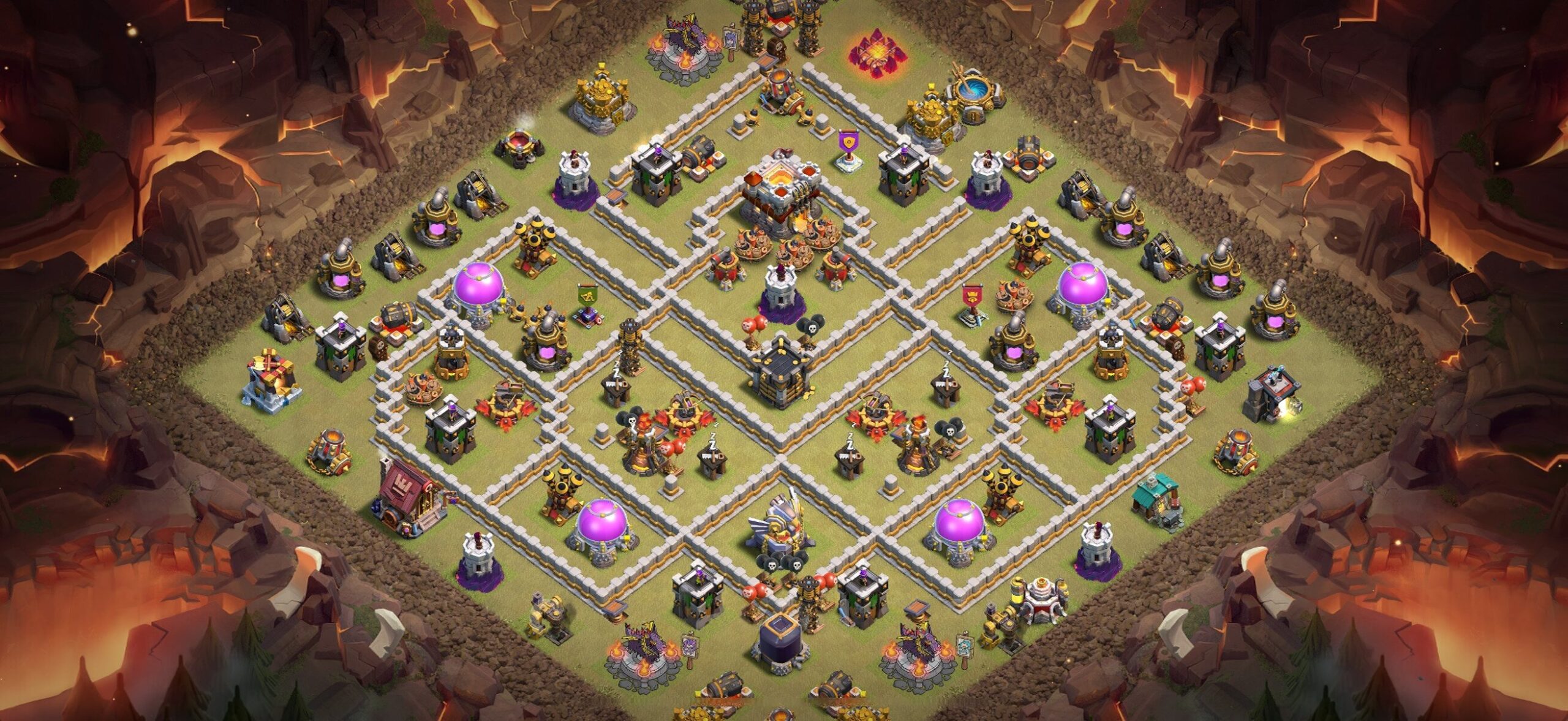 TH11 War Base - Top Town Hall 11 War Base with Link (#30) - Clash of Clans 2025​ TH11 Base