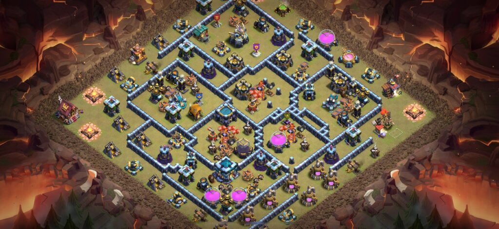 TH13 War Base - Top Town Hall 13 War Base with Link (#28) - Clash of Clans 2025​ TH13 Base