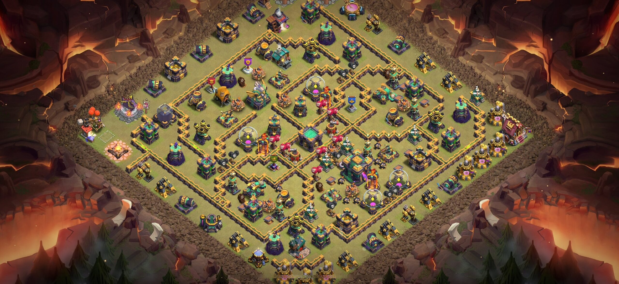TH14 War Base - Top Town Hall 14 War Base with Link (#30) - Clash of Clans 2025​ TH14 Base