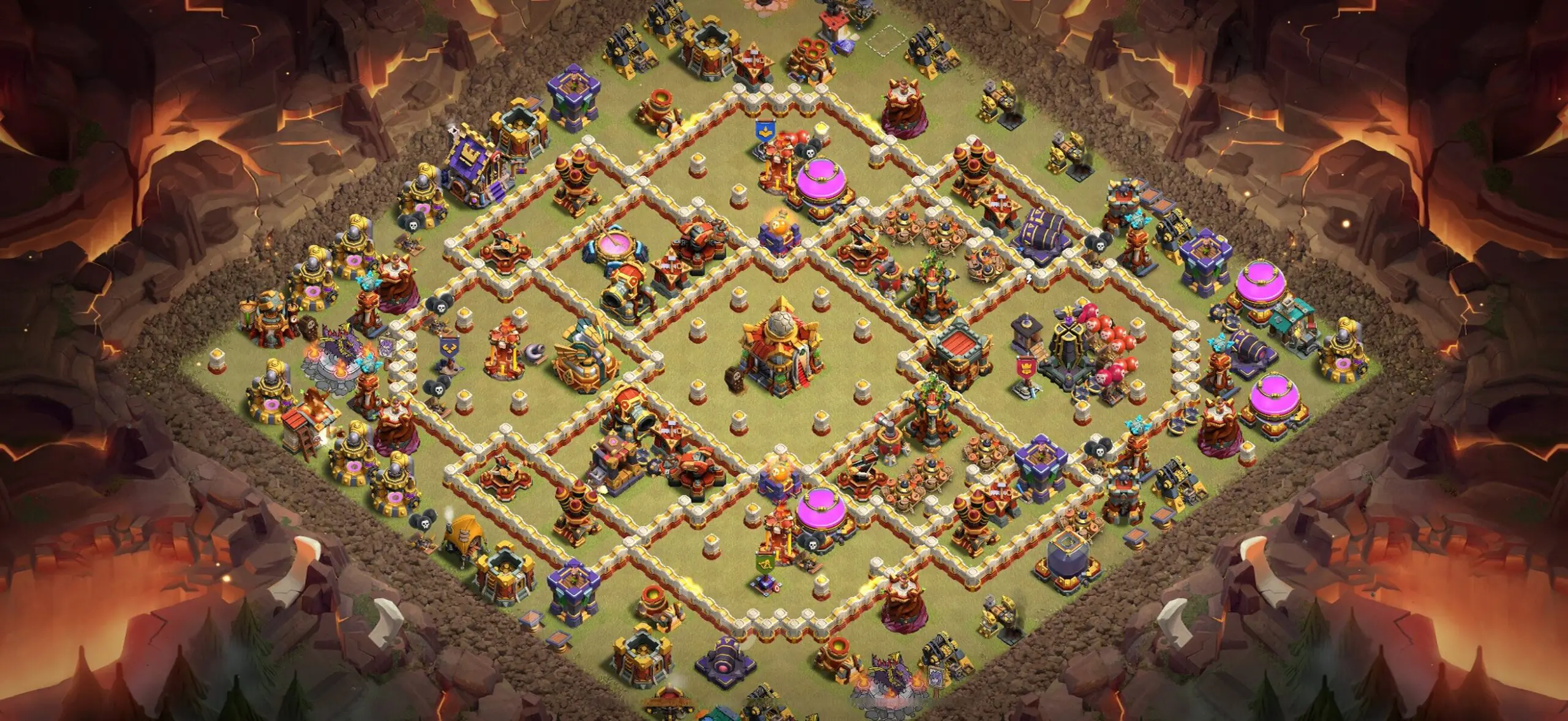TH16 War Base - Top Town Hall 16 War Base with Link (#33) - Clash of Clans 2025​ TH16 Base