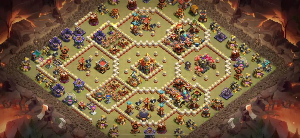 TH16 War Base - Top Town Hall 16 War Base with Link (#34) - Clash of Clans 2025​ TH16 Base