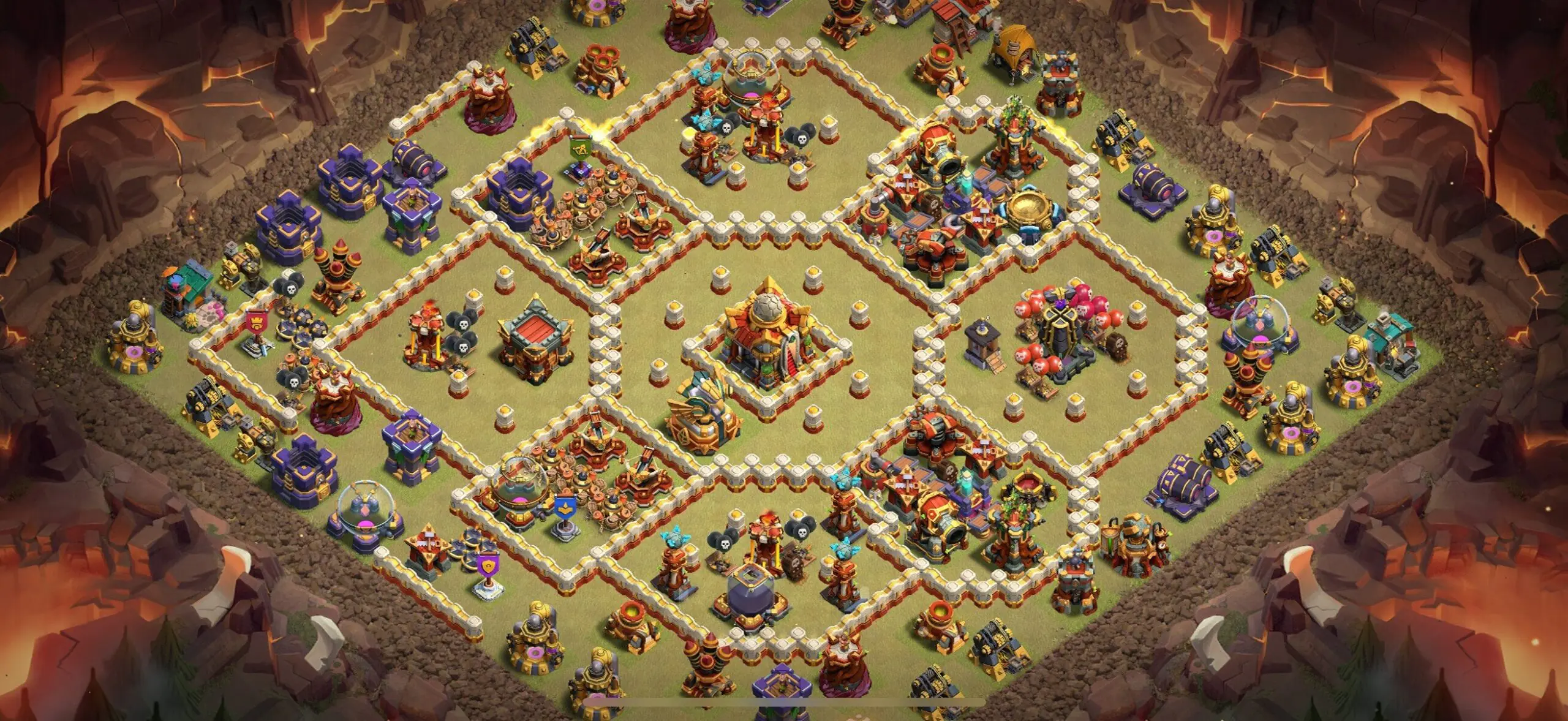 TH16 War Base - Top Town Hall 16 War Base with Link (#34) - Clash of Clans 2025​ TH16 Base