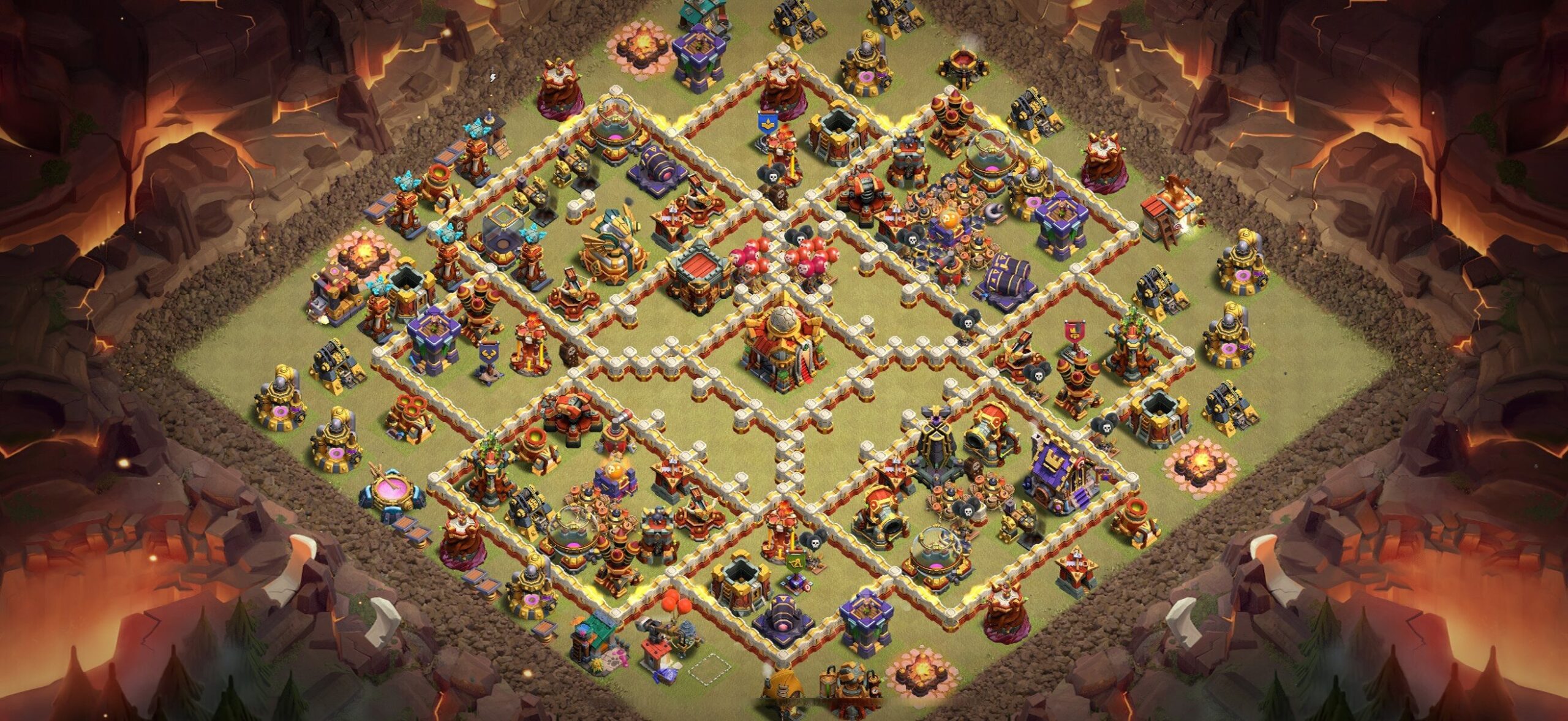 TH16 War Base - Top Town Hall 16 War Base with Link (#35) - Clash of Clans 2025​ TH16 Base