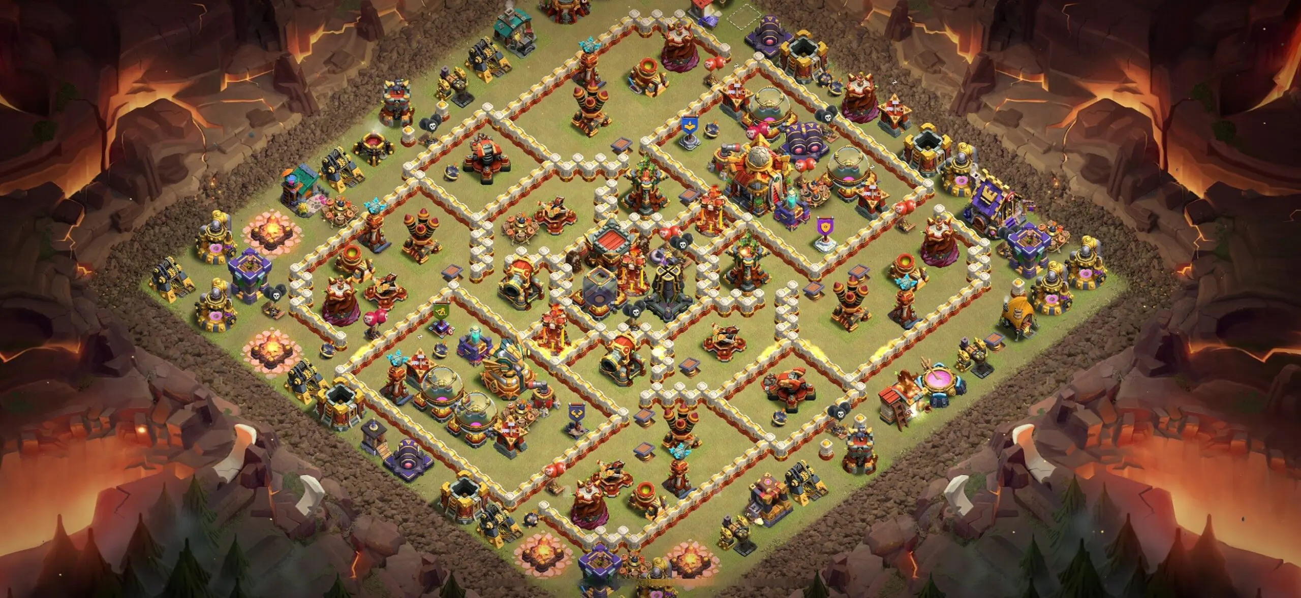 TH16 War Base - Top Town Hall 16 War Base with Link (#36) - Clash of Clans 2025​ TH16 Base