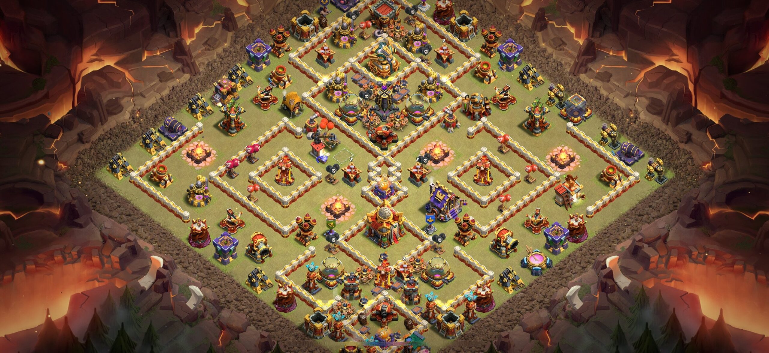 TH16 War Base - Top Town Hall 16 War Base with Link (#37) - Clash of Clans 2025​ TH16 Base