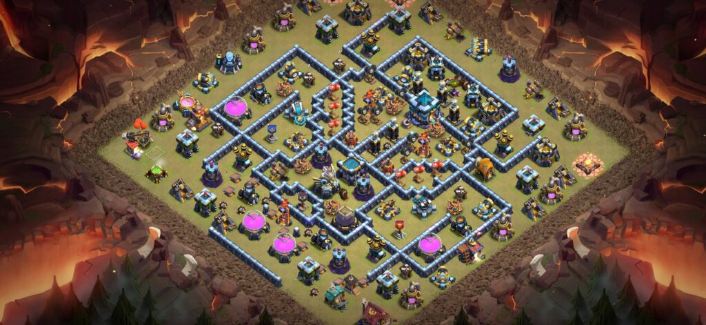TH13 War Base - Top Town Hall 13 War Base with Link (#30) - Clash of Clans 2025​ TH13 Base