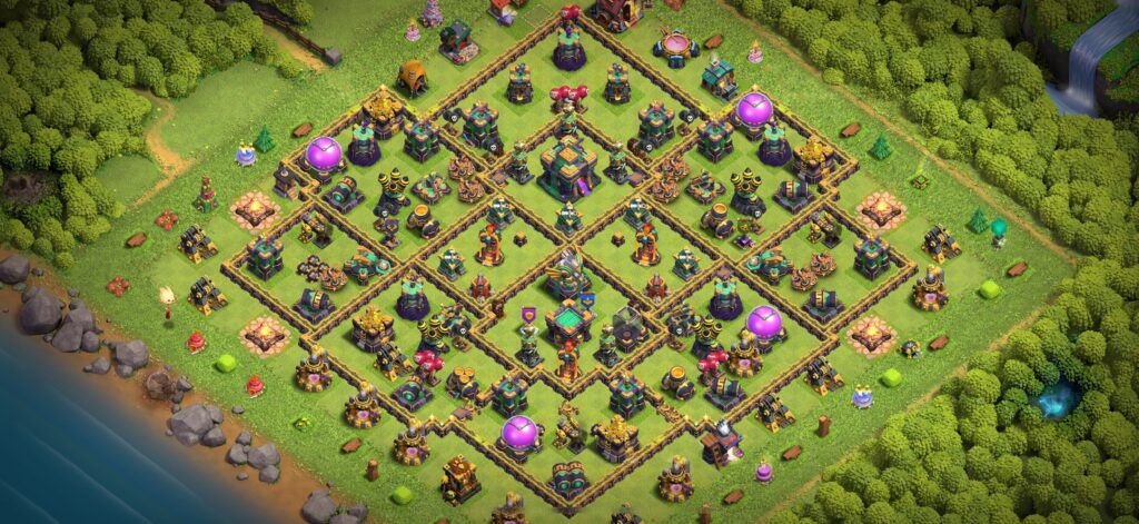 TH14 Defense Base - Top Town Hall 14 Defense Base with Link (#27) - Clash of Clans 2025​ TH14 Base
