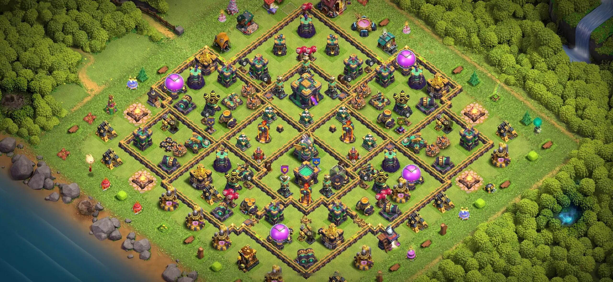 TH14 Defense Base - Top Town Hall 14 Defense Base with Link (#27) - Clash of Clans 2025​ TH14 Base