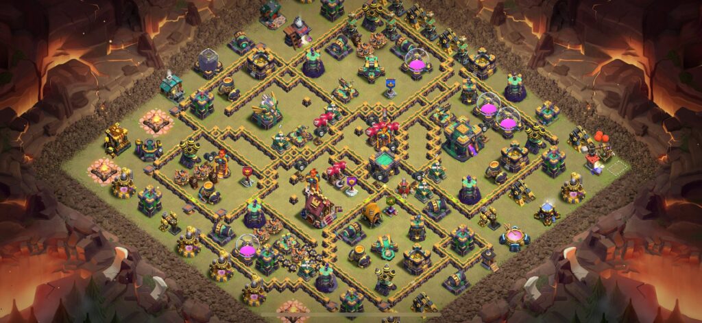 TH14 War Base - Top Town Hall 14 War Base with Link (#31) - Clash of Clans 2025​ TH14 Base
