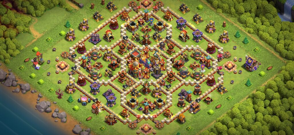 TH16 Defense Base - Top Town Hall 16 Defense Base with Link (#27) - Clash of Clans 2025​ TH16 Base